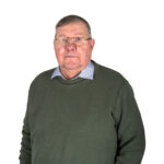 Glenn Hagman i mörkgrön tröja.